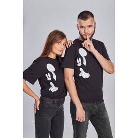 

Футболка "Mickey" Микки Маус, р. 44, чёрный