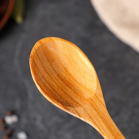 

Ложка деревянная "Столовая", 16 х 4 см, массив черешни