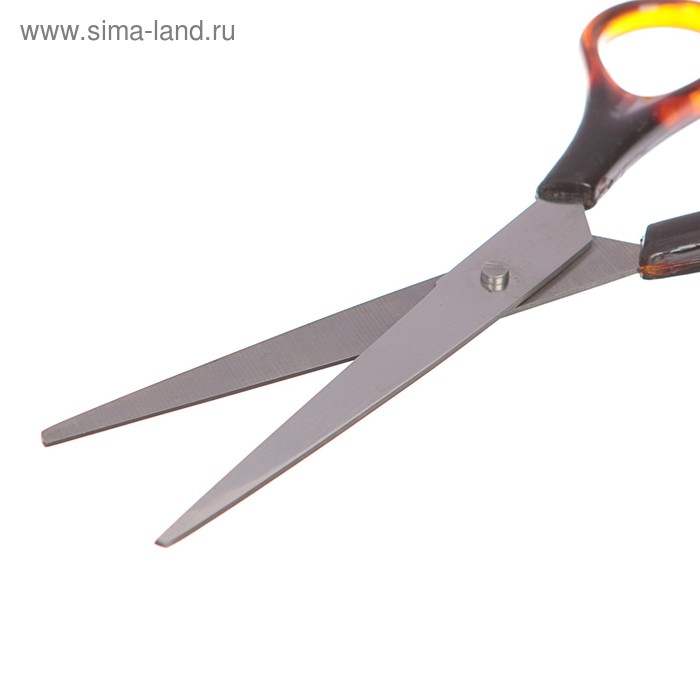 

Ножницы 16 cм Attomex Amber, ручки под янтарь, в ПВХ чехле