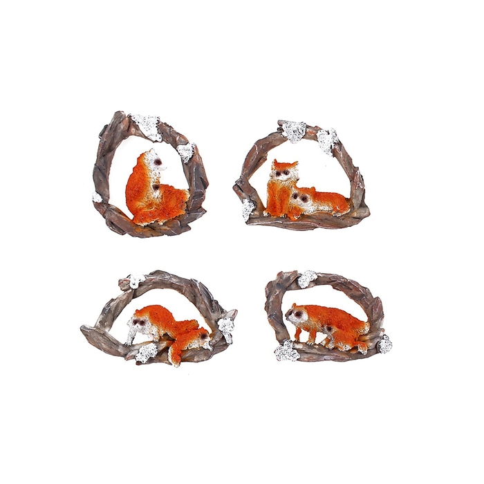 Магнит "Лисы", МИКС