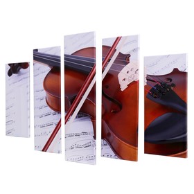 

Модульная картина "Скрипка" (2-23х52; 2-24х70; 1-24х80) 120х80см