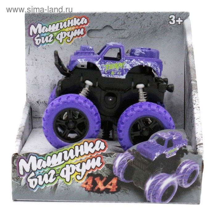 

Машинка инерционная Funky Toys 4х4, цвет фиолетовый