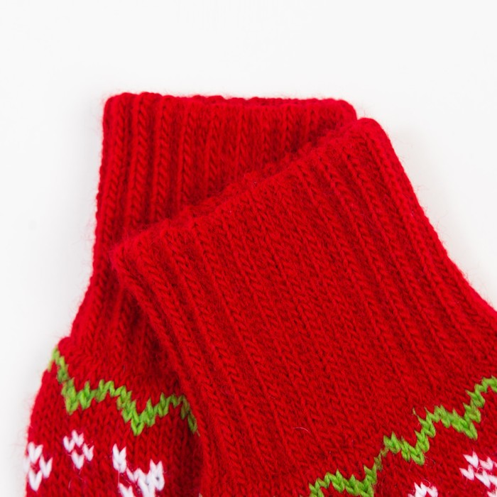 фото Носки женские шерстяные, цвет красный, размер 23-25 baranowool