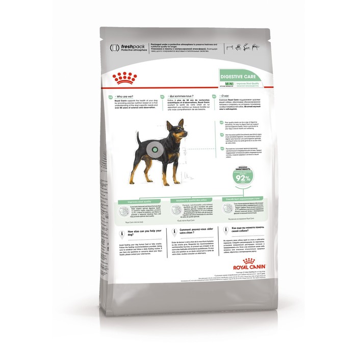 фото Сухой корм rc mini digestive care для мелких собак с чувствительным жкт, 3 кг royal canin