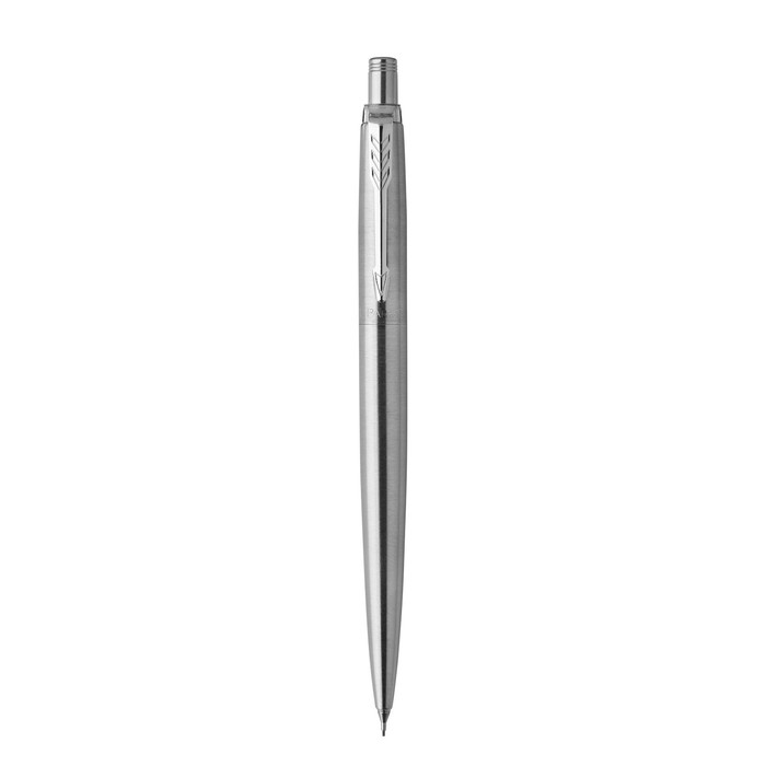 фото Набор parker jotter core kb61 stainless steel ct, ручка шариковая, корпус из нержавеющей стали + карандаш механический 0.5 мм