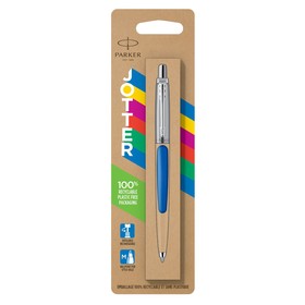 Ручка шариковая Parker Jotter Color M, корпус пластиковый, синие чернила, блистер Ош