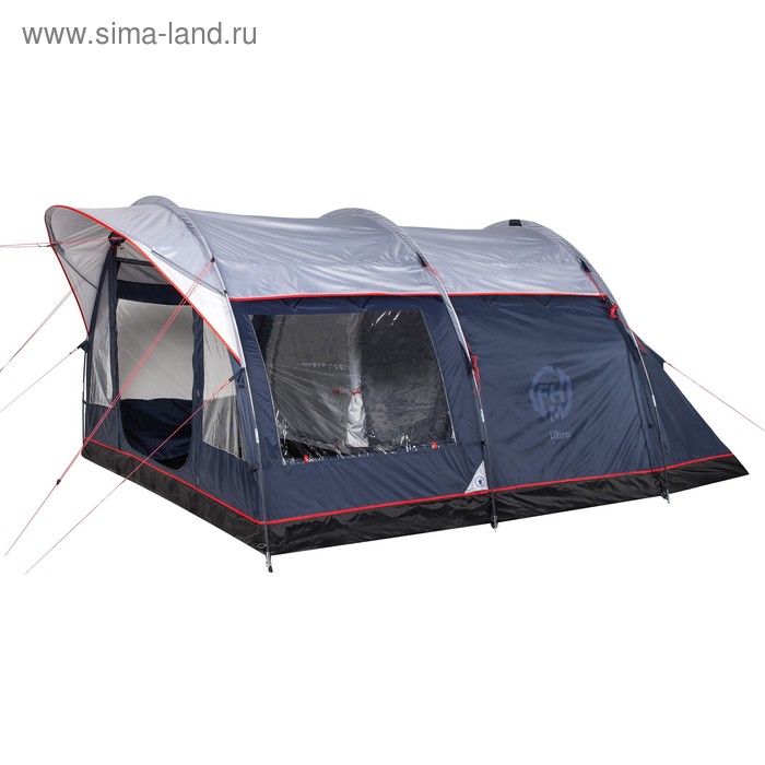фото Палатка кемпинговая «libra 4», 390 х 310 х 185 см, синий/серый fhm