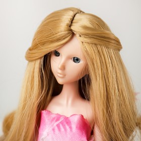 Волосы для кукол «Волнистые с хвостиком» размер маленький, цвет 15