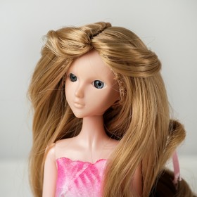 Волосы для кукол «Волнистые с хвостиком» размер маленький, цвет 16