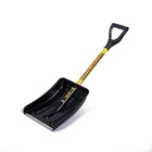 Лопата автомобильная пластиковая, ковш 250 × 370 мм, с металлической планкой, металлический черенок, с ручкой, СПРИНТ «Актив-Авто»