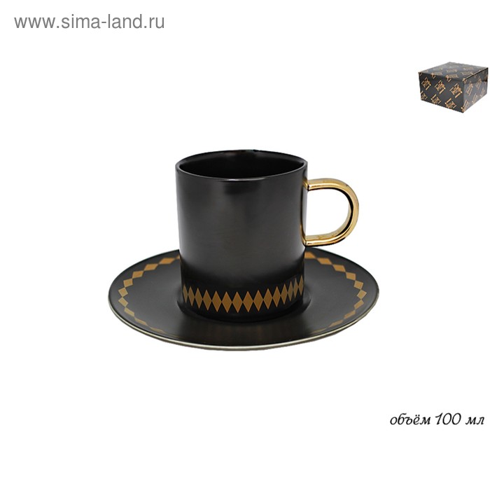 Чашка с блюдцем Tekito объём 100 мл 260₽