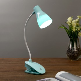 

Лампа настольная сенсор на прищепке "Моно" 3 режима LED 7Вт USB МИКС 11,5х6,8х33см