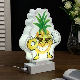

Ночник "Крутой ананас" LED USB 16х5,5х24 см.