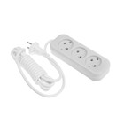 Удлинитель V.I.-TOK У3-0, 3 розетки, 3 м, 10 А, без з/к, серый