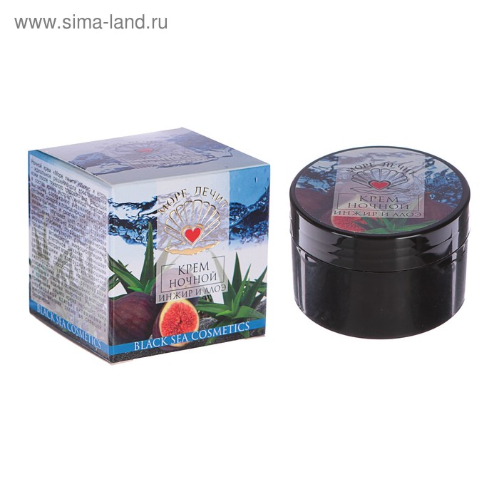 

Ночной крем для лица "Море Лечит" "Инжир и алоэ", 50 мл