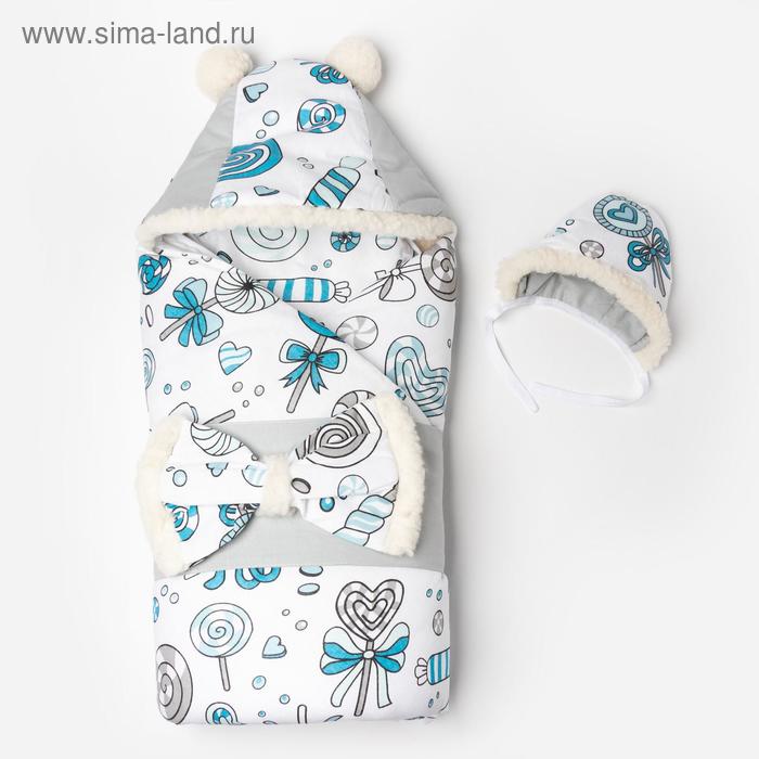 Конверт на выписку «Сладкий сон», цвет голубой