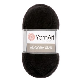 

Пряжа "Angora Star" 20% шерсть 80% акрил 500м/100гр (585 черный)