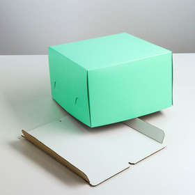 

Кондитерская упаковка, зелёный, 30 х 30 х 19 см