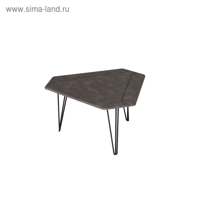 Стол журнальный «ТЕТ 450», 860 × 750 × 450 мм, цвет серый бетон