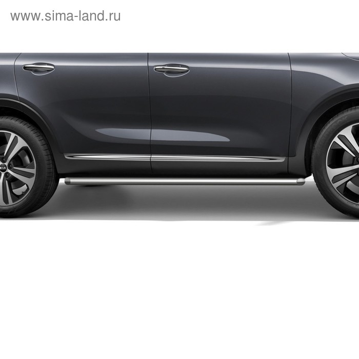 фото Защита порогов d57 rival для kia sorento iii prime рестайлинг 2018-, 2 шт, r.2810.002