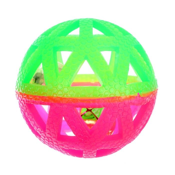 Мяч «Погремушка», световой, цвета МИКС