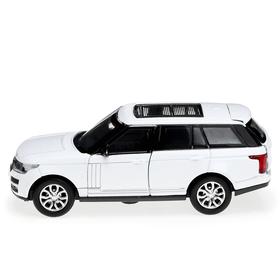 

Машина металлическая RANGE ROVER VOGUE 12 см, открывающиеся двери, инерционная, цвет белый