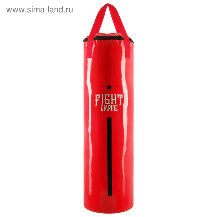 Мешок боксёрский FIGHT EMPIRE, на ленте ременной, красный, 110 см, d=35 см, 35 кг