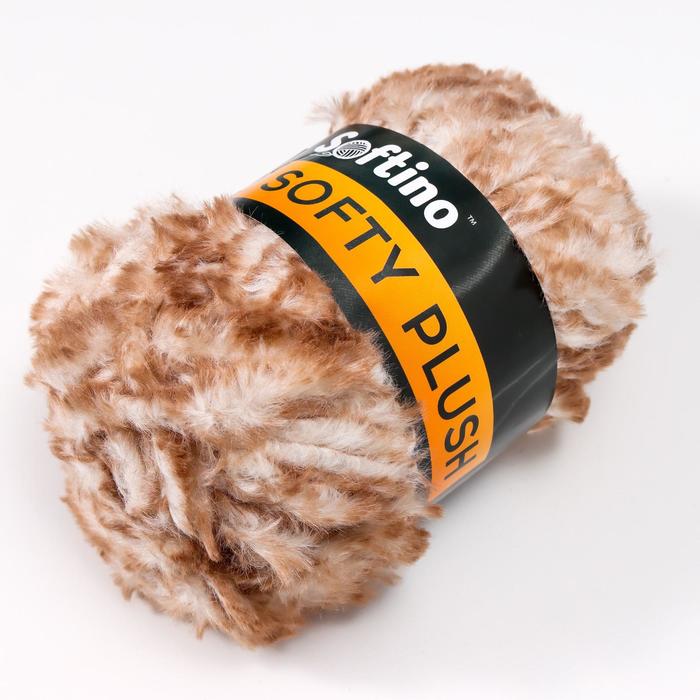 

Пряжа фантазийная 100% микрофибра "Softy plush" 100 гр 65 м горное эхо