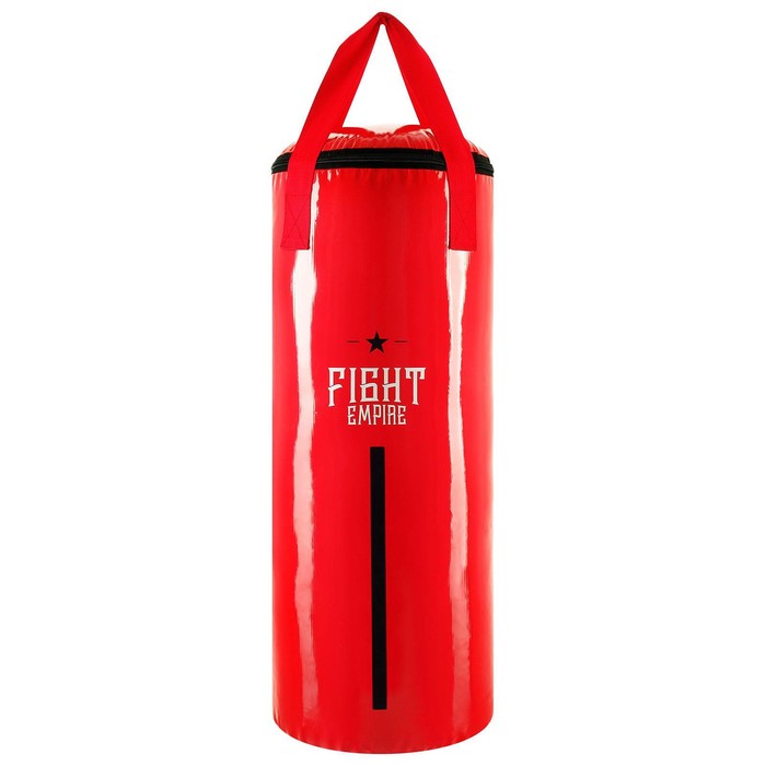 фото Боксёрский мешок fight empire, вес 25 кг, на ленте ременной, цвет красный