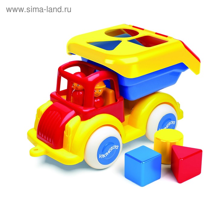 Сортер Vikingtoys «Машинка», с кубиками alias с кубиками