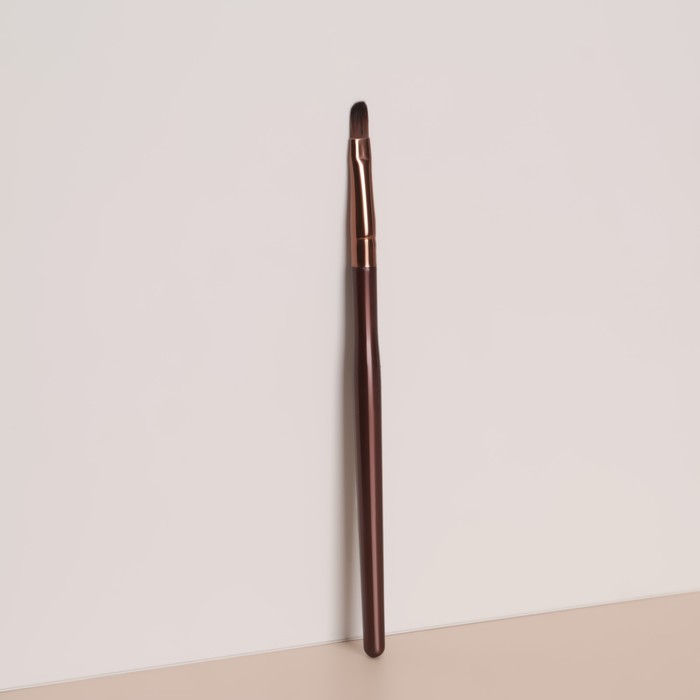 

Кисть для макияжа «Brush СOFFEE», 13,1 см, цвет коричневый/бронзовый