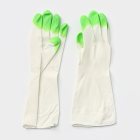 Перчатки хозяйственные Доляна, размер M, ПВХ, защитные, суперпрочные, 70 гр, цвет МИКС от Сима-ленд