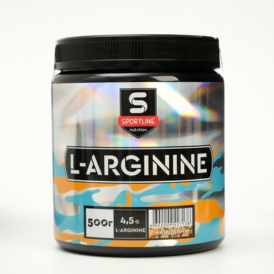 Аргинин SportLine Nutrition L-Arginine 500g (Мандарин)
