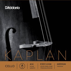 

Отдельная струна для виолончели D'Addario KS511-4/4M Kaplan Ля/A размером 4/4