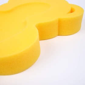 Подкладка - матрасик из поролона, для купания макси «Мишка», цвет желтый