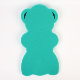 Подкладка - матрасик из поролона, для купания макси «Мишка», цвет зеленый от Сима-ленд