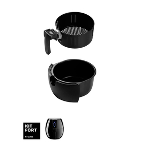 

Аэрогриль Kitfort КТ-2203, 1500 Вт, 3.2 л, регулировка температуры, чёрный