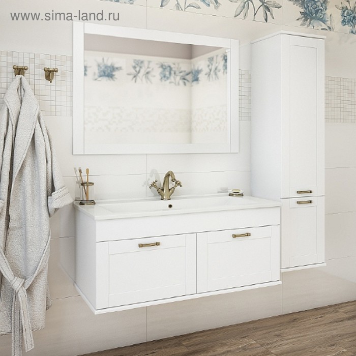 Зеркало Sanflor «Ванесса 105» (Б) мебель для ванной sanflor ванесса 105 напольная белая