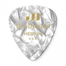 

Медиаторы Dunlop 483P04MD Genuine Celluloid 12шт, средние, белый перламутр