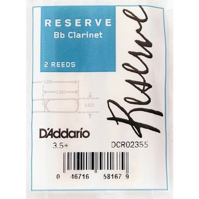 Трости DCR02355 Reserve для кларнета Bb, размер 3.5+, 2шт.