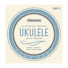 

Струны для укулеле D'Addario EJ88T-8 Nyltech для 8-струнного тенор