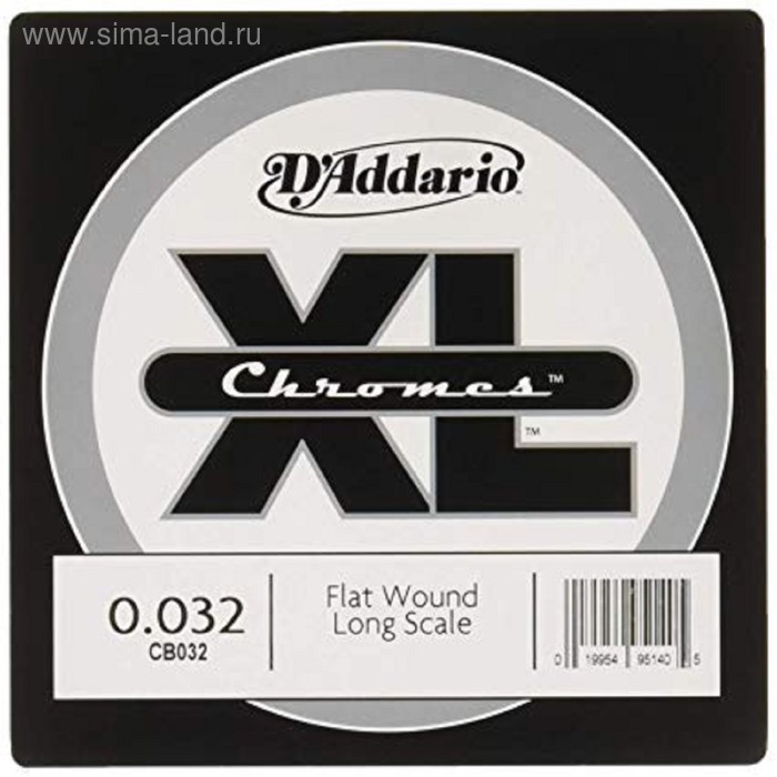 фото Отдельная струна для бас-гитары d'addario cb032 chromes bass 032 d`addario