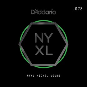 

Отдельная струна для электрогитары Elixir NYNW078 NYXL никелированная, 078, D'Addario