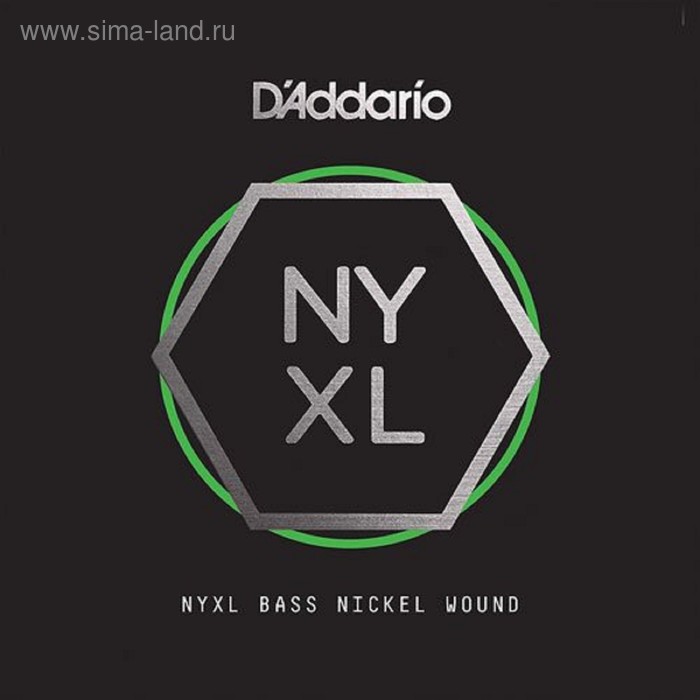 фото Отдельная струна для бас-гитары d'addario nyxlb065 nyxl никелированная, 065 d`addario