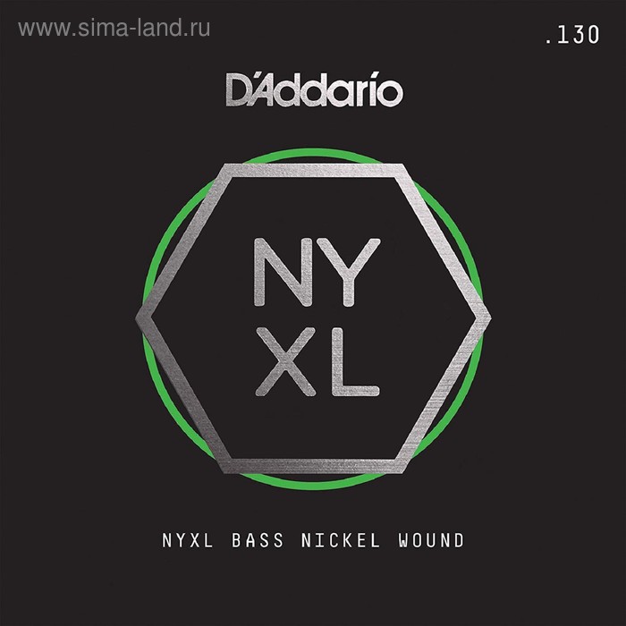 Отдельная струна для бас-гитары D'Addario NYXLB100SL NYXL никелированная, 100, Super Long