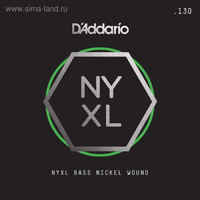 фото Отдельная струна для бас-гитары d'addario nyxlb100sl nyxl никелированная, 100, super long d`addario