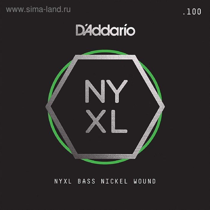Отдельная струна для бас-гитары D'Addario NYXLB095T NYXL Tapered никелированная, 095