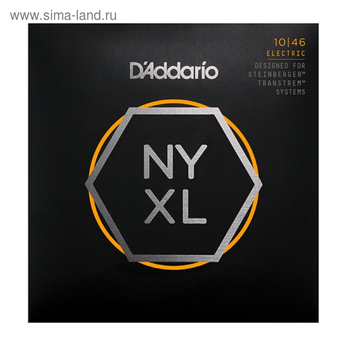 фото Струны для электрогитары d'addario nyxls1046 nyxl шарики на концах, regular light, 10-46 d`addario