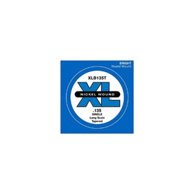 

Отдельная струна для бас-гитары D'Addario XLB135T Nickel Wound Tapered никелированная, .135 457649