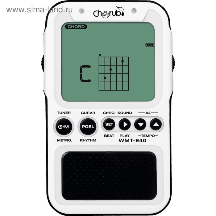 Тюнер WMT-940 Метро и справочник гитарных аккордов
